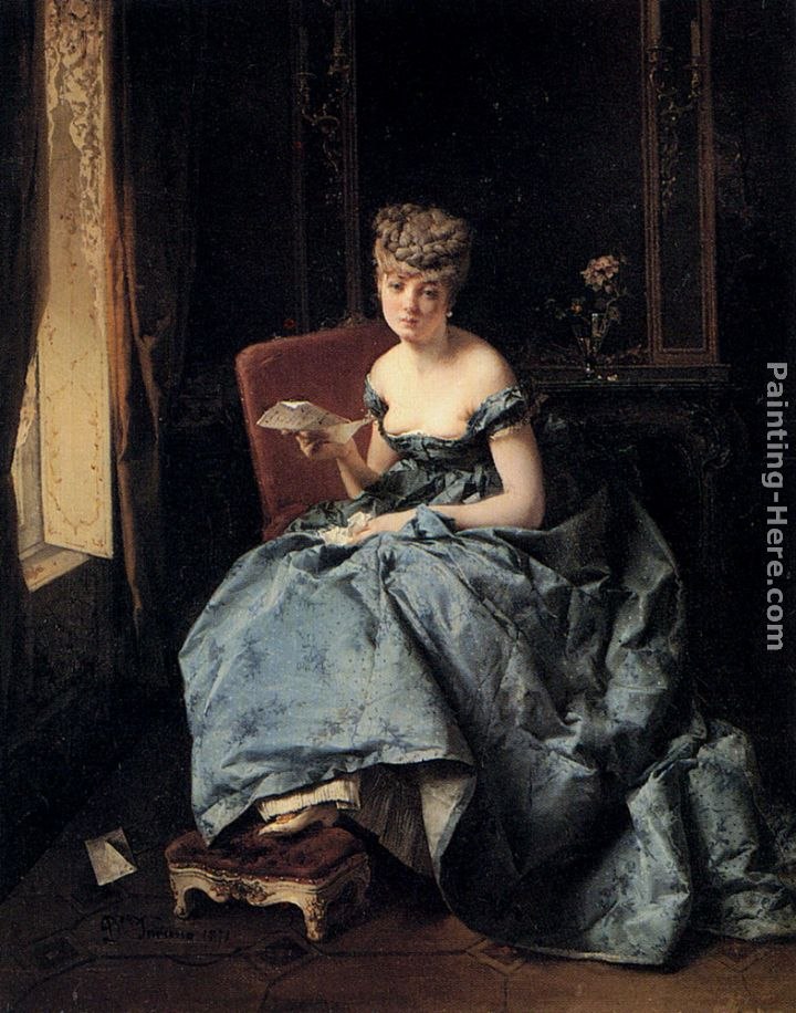 Domenico Induno The Letter